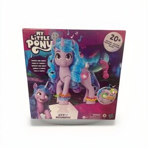 My Little Pony Izzy Moonbow 20+ Reactions Speak Sings Accessories NIP RARE HTF